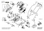 Bosch 3 600 HB9 B70 EasyRotak 36-550 Lawnmower 36 V / GB Spare Parts EasyRotak36-550